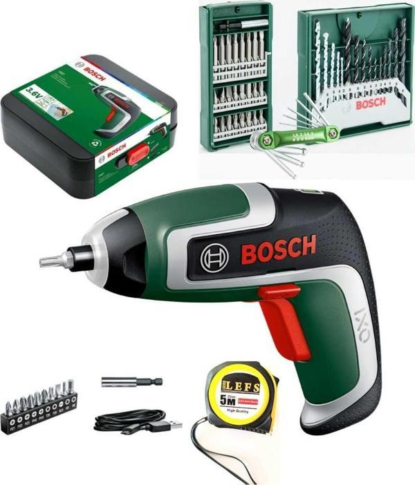 Bosch Ixo 7 Akülü Mini Vidalama 3.6 V , 41 Parça Allen Seti Ve Metre - Image 1