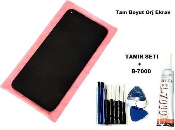 Tkgz Huawei P40 Lite Lcd Ekran Dokunmatik Tam Boyut ORJİNAL (B-7000+Tamir Seti) - Image 1