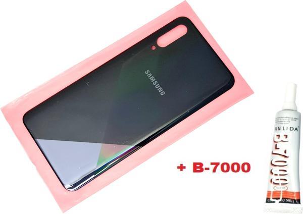 Tkgz Samsung Galaxy A30S A307 Arka Pil Batarya Kapağı (B-7000) SİYAH - Image 1