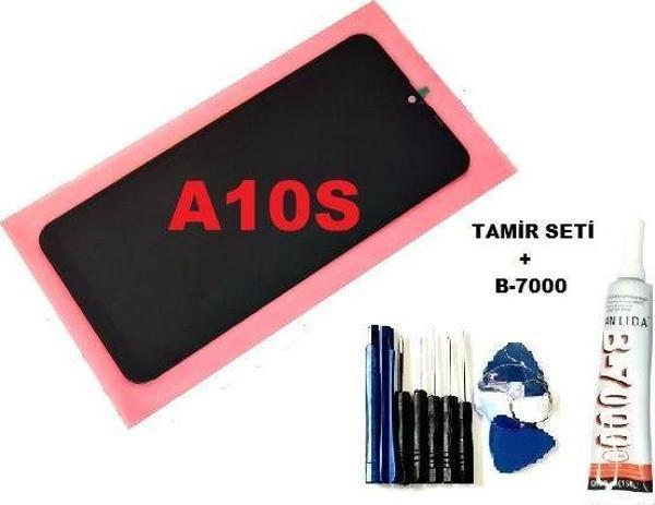 Tkgz Samsung Galaxy A10S (A107) Lcd Ekran Dokunmatik ORJİNAL (B-7000+Tamir Seti) - Image 1