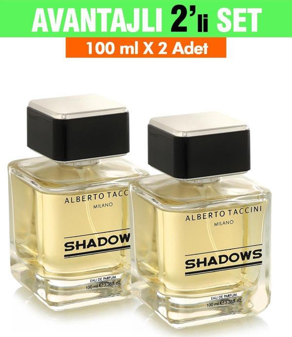 2'Li Set  Alberto Taccini SHADOWS Erkek Parfümü - 100 ml - Image 1