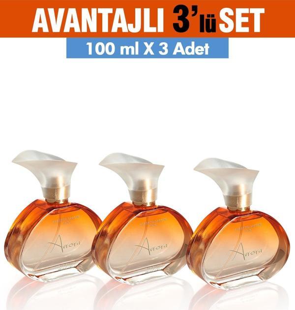 3'Lü Set Alberto Taccini AURORA Kadın Parfümü -100 ml - Image 1