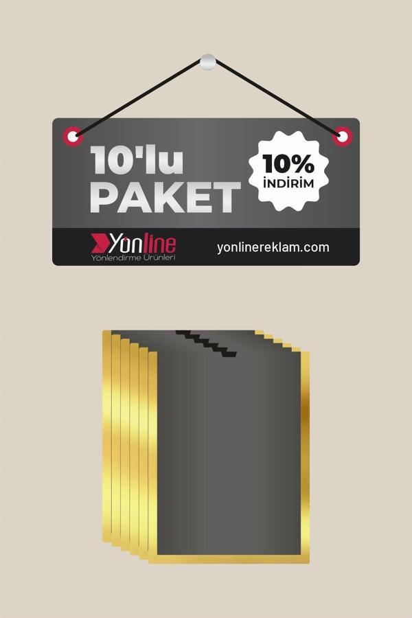 10'lu A4 Gold Belge Diploma Sertifika Kurumsal Föylük - Image 1
