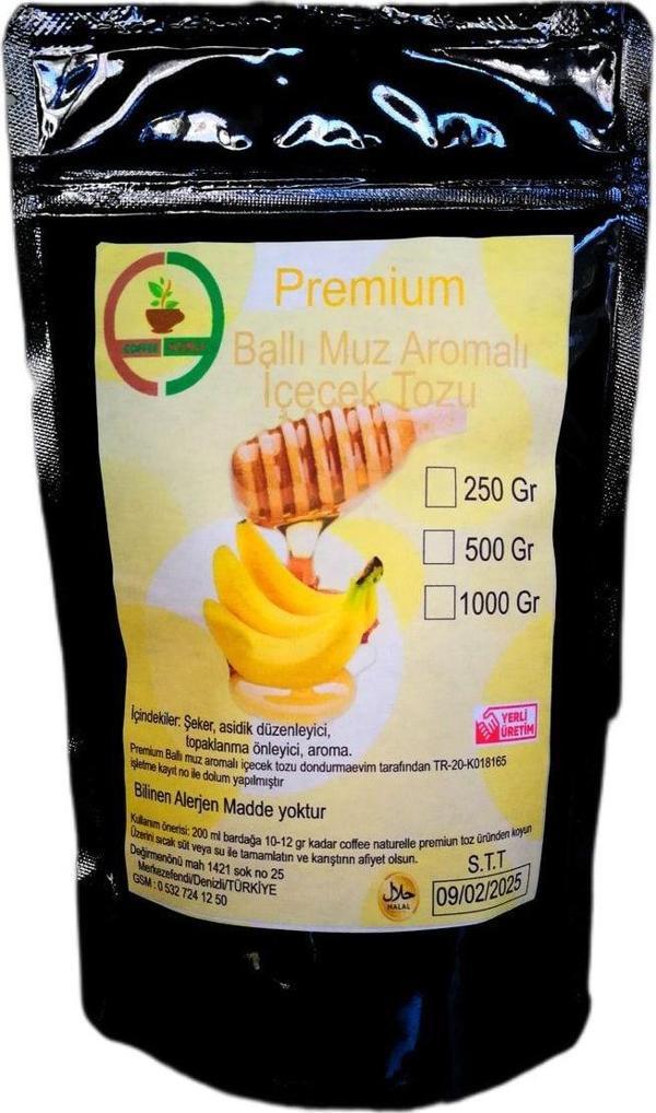 Coffee Naturelle Ballı Muz Aromalı Içecek Tozu - Oralet ( Ekonomik Boy 1 Kg) - Image 1