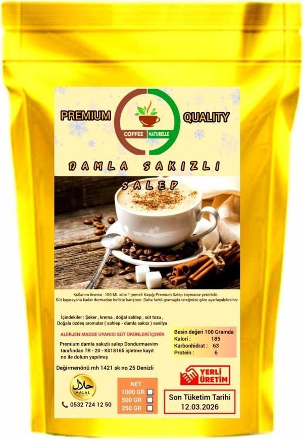 Coffee Naturelle Damla Sakızlı Salep - 1 Kg - Ekonomik Boy - Premium Quality - Image 1