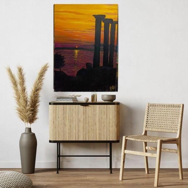 Ert Sanat Atolyesi El Yapımı İmzalı Tablo Özel Tasarım Tuval Tablo - Image 1
