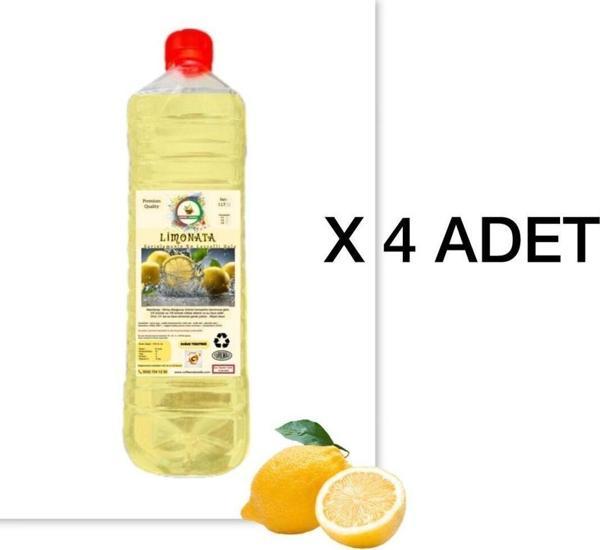 Coffee Naturelle Limonata Konsantre - 1 Lt X 4 Adet - 1:5 Konsantre - Image 1