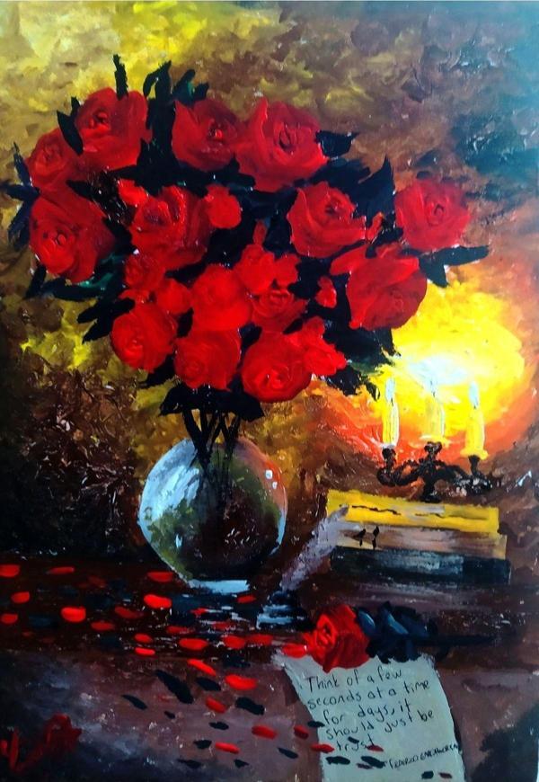 Ert Sanat Atolyesi El Yapımı İmzalı Tablo Özel Tasarım Tuval Tablo - Image 1