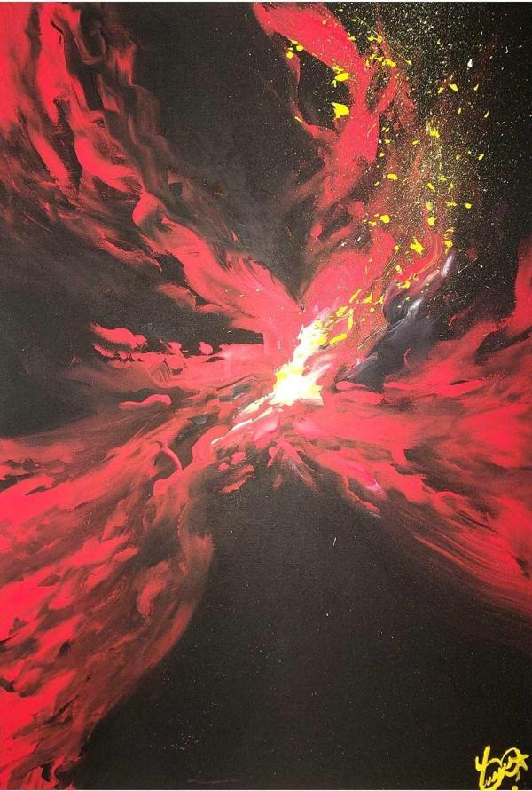 Ert Sanat Atolyesi El Yapımı İmzalı Tablo Özel Tasarım Tuval Tablo - Image 1