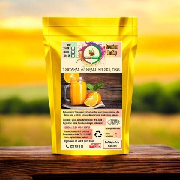 Coffee Naturelle Portakal Aromalı Içecek Tozu Oralet - 1 Kg - 1000 Gr - Image 1