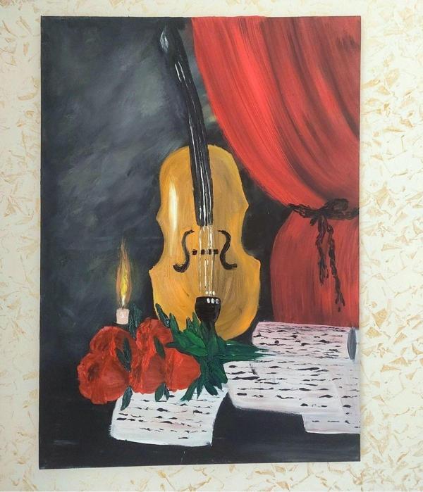 Ert Sanat Atolyesi El Yapımı İmzalı Tablo Özel Tasarım Tuval Tablo - Image 1