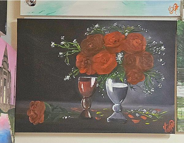 Ert Sanat Atolyesi El Yapımı İmzalı Tablo Özel Tasarım Tuval Tablo - Image 1