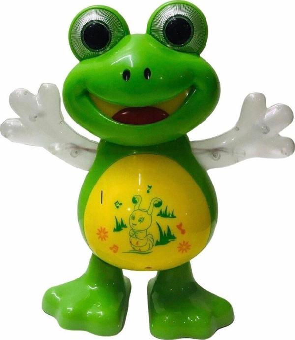 Can Ali Toys Dans Eden Dansçı Kurbağa Sesli Işıklı Oyuncak - Image 1