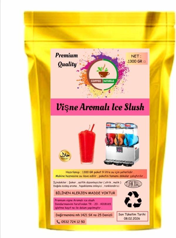 Coffee Naturelle Vişne Ice Slush - Buzlaş - Karlama - 1300 Gr - Premium Quality - Image 1