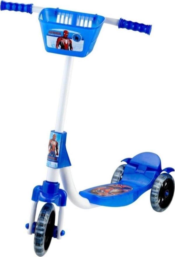 Beren Oyuncak Mavi 3 Tekerli Silikon Tekerli Arabalı Scooter - Image 1