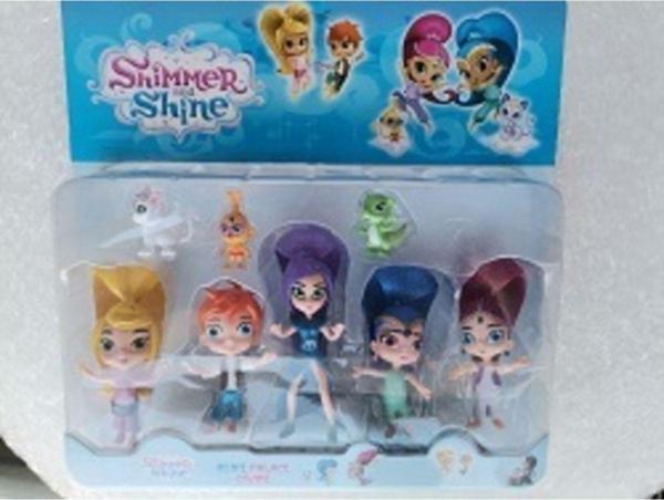 Hızır Oyuncak Figür Shimmer And Shine (Işıltı Ve Parıltı) 8 Li Set - Image 1