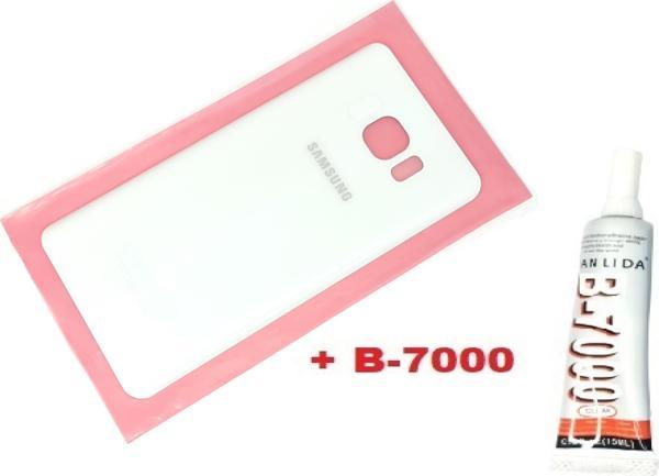 Tkgz Samsung Galaxy NOTE 5 Arka Pil Batarya Kapağı (CAM+B-7000) BEYAZ - Image 1