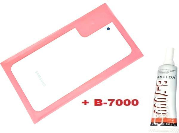 Tkgz Samsung Galaxy S22 PLUS Arka Pil Batarya Kapağı (CAM+B-7000) BEYAZ - Image 1