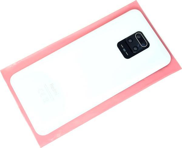 Tkgz Xiaomi Redmi Note 9S Arka Kapak Batarya Kapağı (Cam Kamera Camı) Beyaz - Image 1