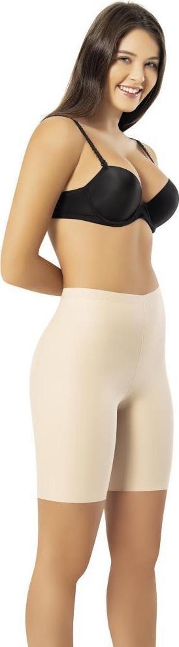 Modinn Bayan Lazer Kesim Diz Üstü Paçalı Korse 9020 - Image 1