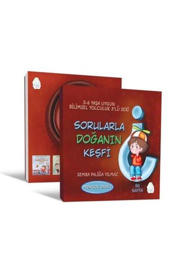 Sorularla Doğanın Keşfi 3 - 6 Yaşa Uygun Bilimsel Yolculuk Seti - 3 Kitap Takım - Kutulu - Mahlas Çocuk - Image 1