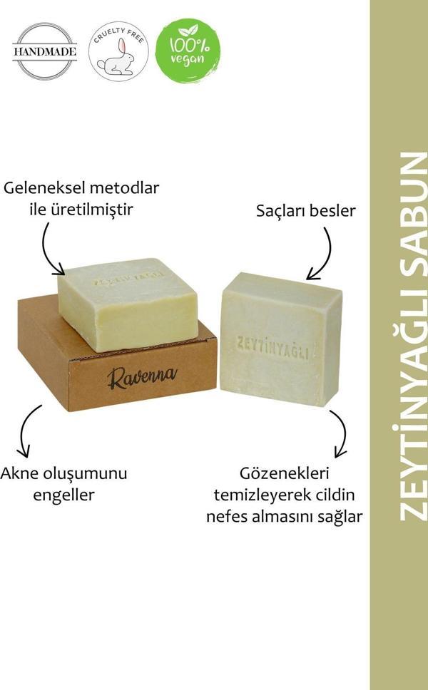 Ravenna Doğal El Yapımı Geleneksel Zeytinyağlı Sabun - Image 1
