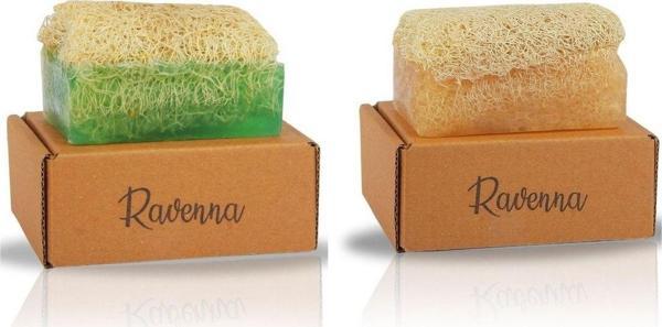 Ravenna Doğal Kabak Lifli Aloe Vera & Pirinç Kepeği Sabunu 2 Li Paket - Image 1