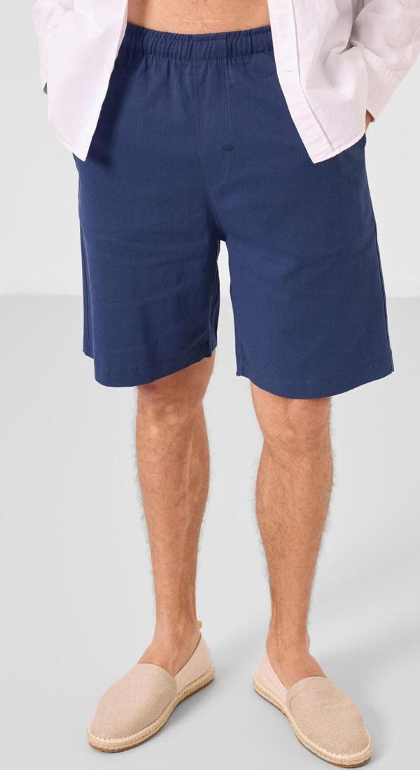 Parlament Standart Fit Dokuma Hafif Esnek Chino Erkek Şort - 81291 - Image 1