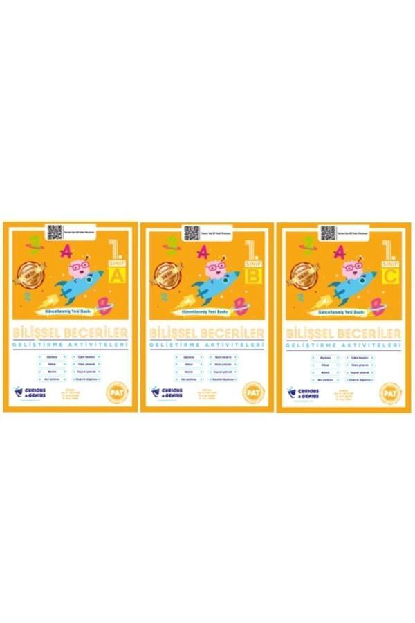Curious&Genius Bilişsel Beceriler Geliştirme Aktiviteleri 1. Sınıf Seti (A-B-C) 3 Kitap Güncellenmiş Yeni Baskı - Image 1