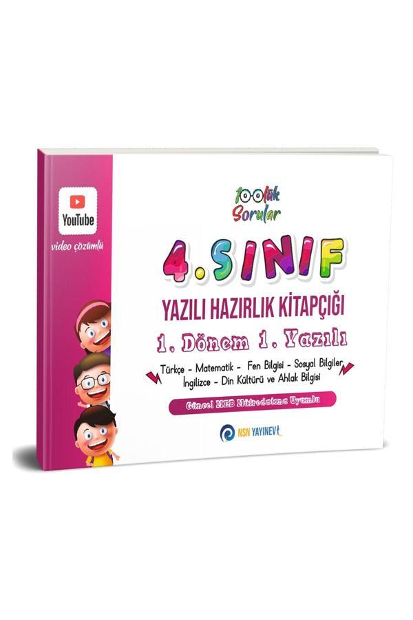 Nsn Yayınevi 4. Sınıf Yazılı Hazırlık Kitapçığı 1. Dönem 1. Yazılı - NSN Yayınevi - Image 1
