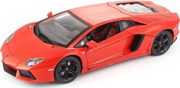 Nessiworld Bburago 1:18 Lamborghini Aventador LP700-4 Turuncu Model Araba - Image 1