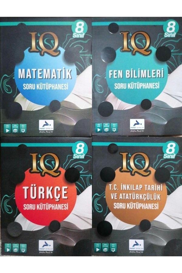 Prf Yayınları Prf Paraf 8.Sınıf Lgs Iq 4'Lü Soru Kütüphanesi Seti - Prf Yayınları - Image 1