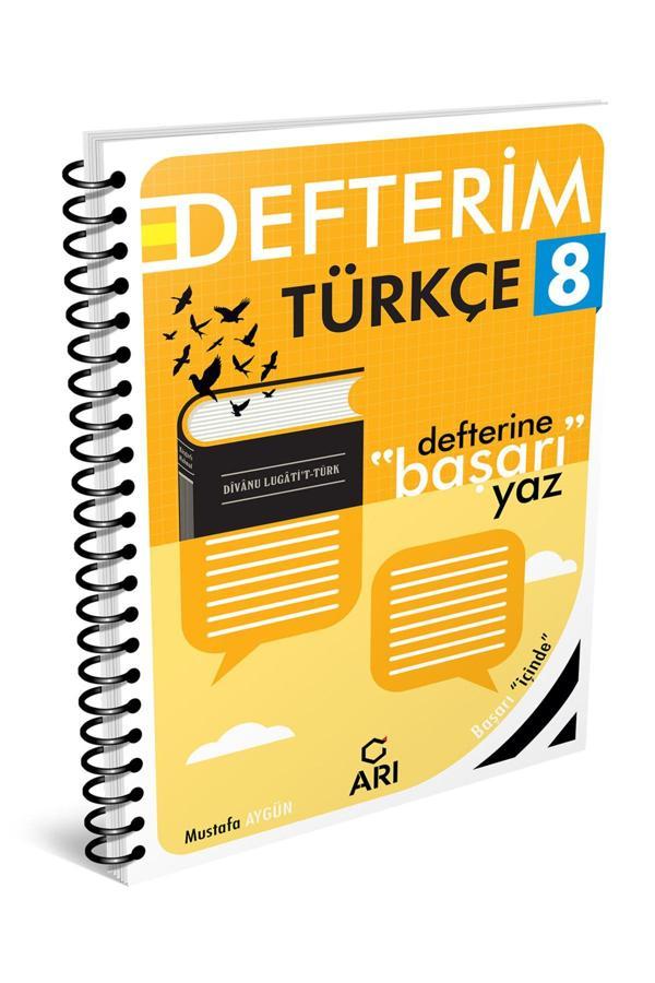 Arı Yayıncılık Arı Yayınları 8 Sınıf Türkçe Defterim Lgs - Arı Yayıncılık - Image 1