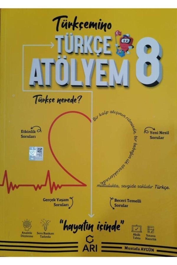 Arı Yayıncılık Arı 8.Sınıf Lgs Türkçe Atölyem - 2021 Lgs Kitapları - Arı Yayıncılık - Image 1