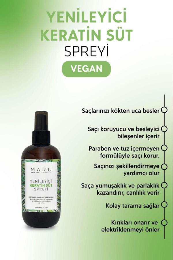 Maru Doğal Dalga Sağlayan Saç Spreyi-Vegan 250Ml 8699211807496 - Image 1