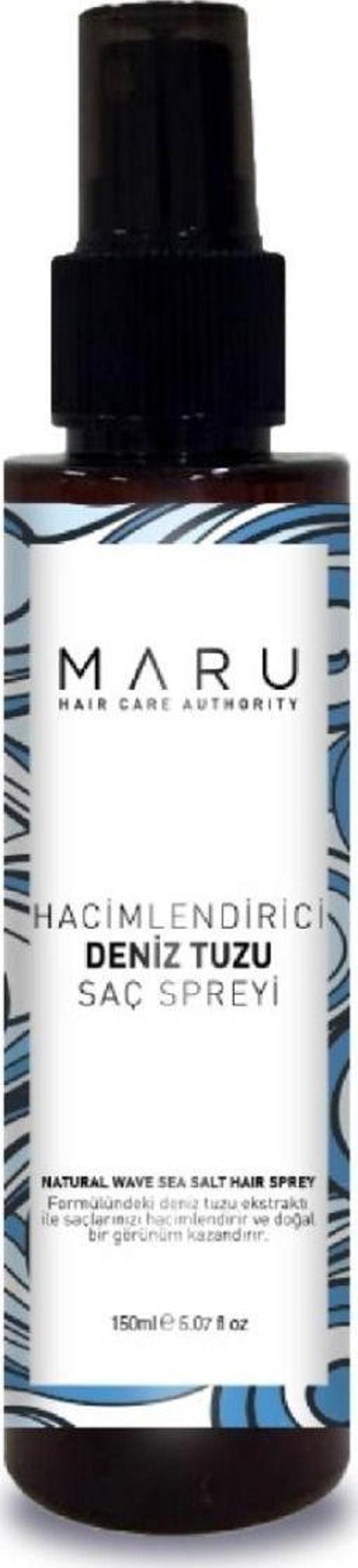Maru Hacim Ve Dolgunluk Veren Deniz Tuzu Saç Spreyi 150 Ml 8684382736782 - Image 1