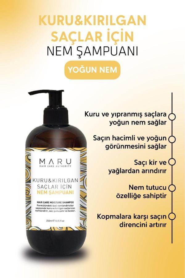 Maru Yoğun Canlandırıcı Saç Şampuanı Nemlendirici Güçlendirici Onarıcı 250 Ml 8684382736546 - Image 1
