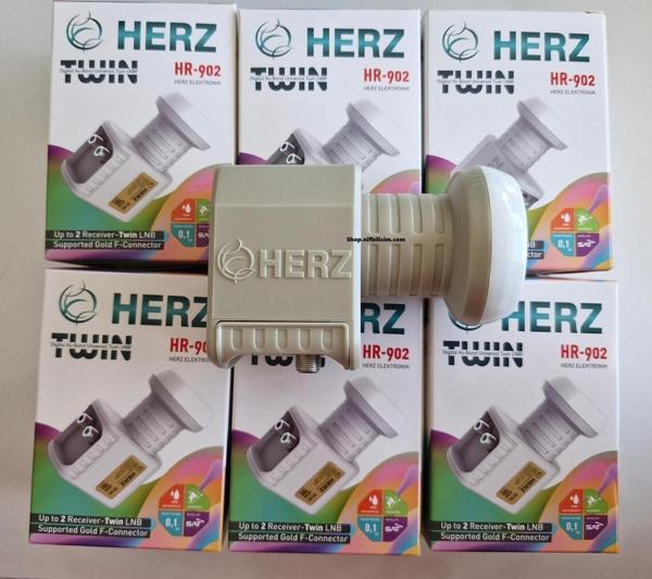 Herz HR-902 Çiftli LNB Altın Uçlu 0.1 DB Gold İkili LNB - Image 1