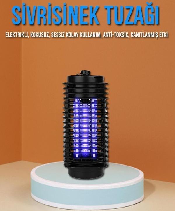 Sivrisinek Tuzağı Elektronik Sivrisinek Öldürücü Kokusuz, Sessiz Dış Ortamda Kullanıma Uygun Kancalı - Image 1