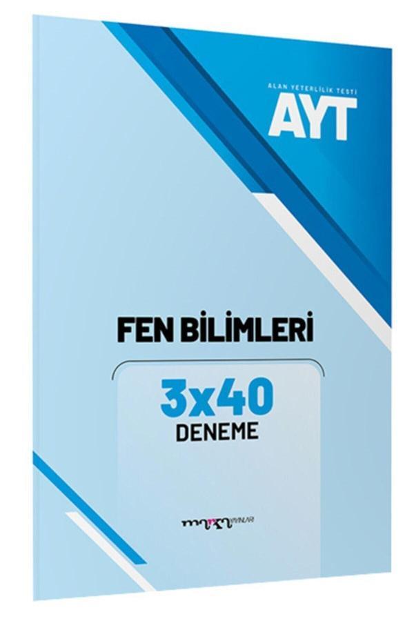 Marka AYT Fen Bilimleri 3x40 Deneme - Marka Yayınları - Image 1