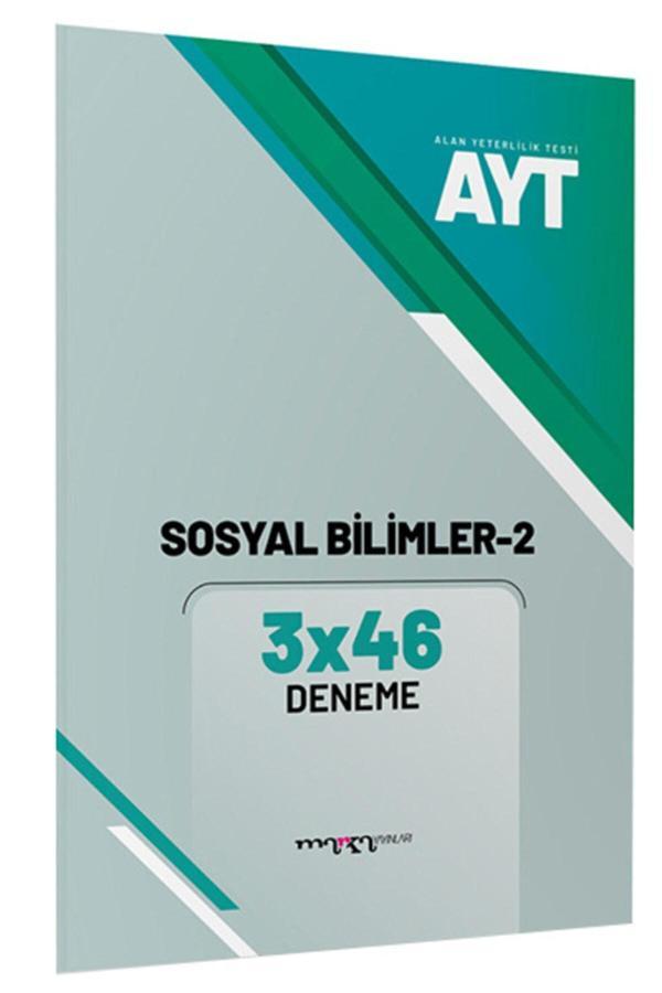 Marka AYT Sosyal Bilimler 2 3x46 Deneme - Marka Yayınları - Image 1