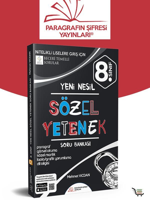 Paragrafın Şifresi 8. Sınıf Yeni Nesil Sözel Yetenek Soru Bankası - Paragrafın Şifresi - Image 1