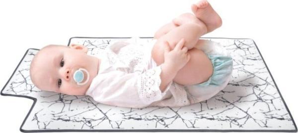 Sevi Bebe Alt Açma Minderi - Mermer Desen - Image 1