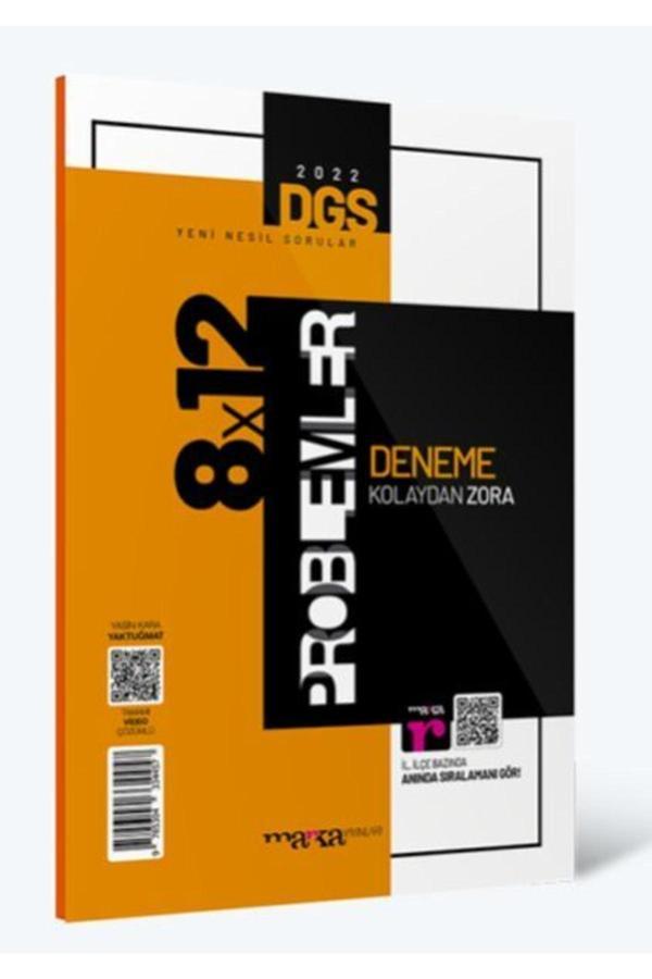 Marka DGS Problemler 8x12 Tamamı Video Çözümlü Problemler Deneme - Marka Yayınları - Image 1
