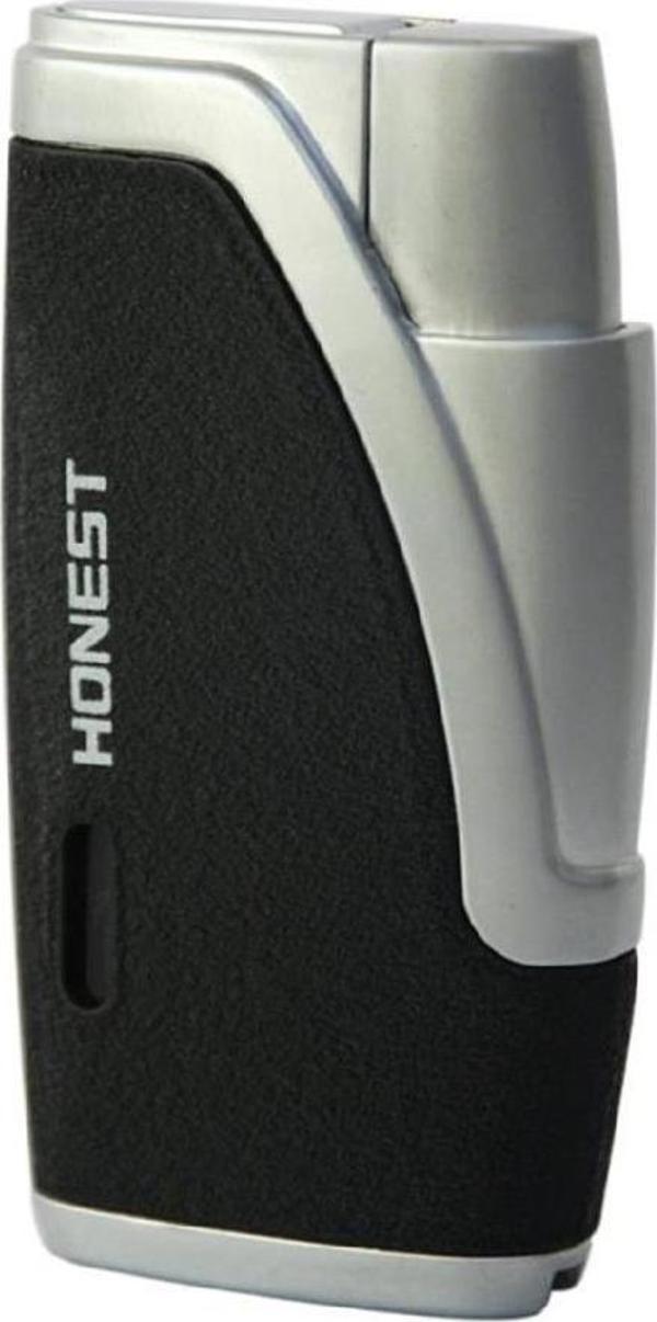 Honest İki Torch Pürmüz Siyah Puro Çakmak - Image 1
