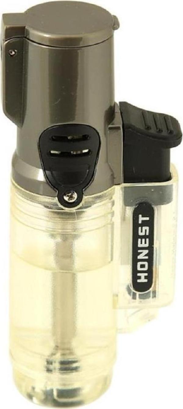 Honest Üç Torch Pürmüz Mavi Renk Plastik Puro Çakmak - Image 1