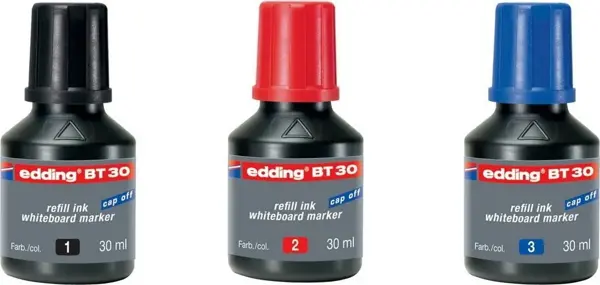 Edding Bt-30 Beyaz Tahta Kalem Mürekkebi 30 ml 3 Renk - Image 1