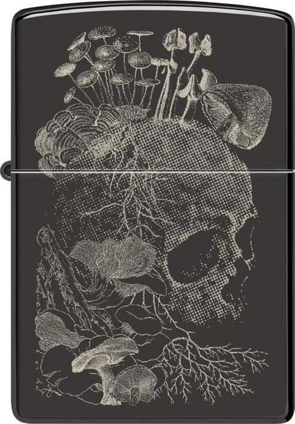 Zippo Çakmak 48590-103654 24756 Skull Mushroom Design - Image 1