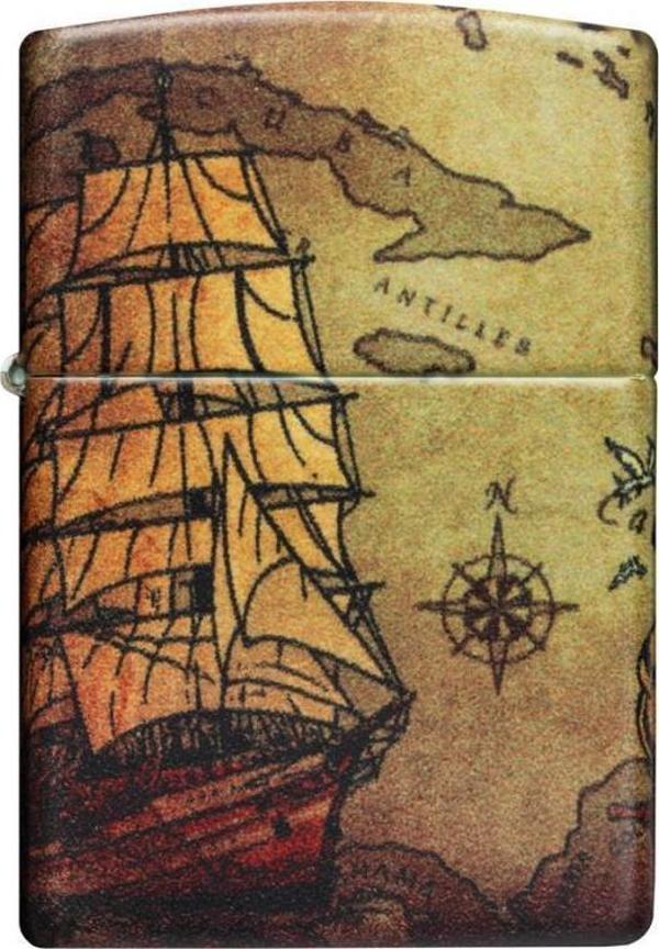 Zippo Çakmak 49352 Pirate Ship Design 49355-083350 - Image 1
