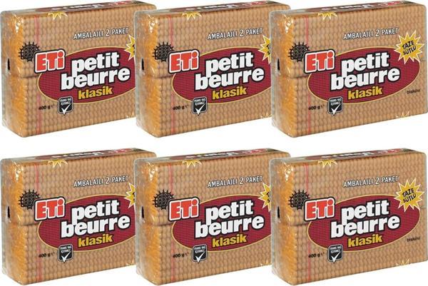 Eti Petit Beurre Bisküvi 400 Gr X 6 Adet - Image 1